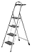 Tricam HSP-4TG 225-Pound Capacity Skinny Mini Stool with Project Tray and Grip, 4-Step