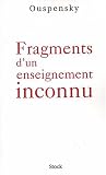Fragments d'un enseignement inconnu