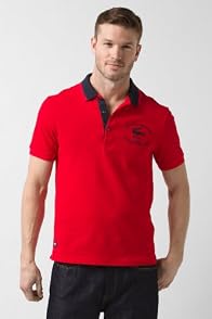 Short Sleeve Embroidered Croc Pique Polo Shirt