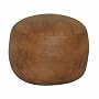Leather Luxe Bean Bag  Bigfoot Footstool, Leather