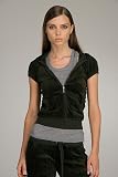 Juicy Couture - Juicy Couture Velour Maiden Voyage Puff Sleeve Zip