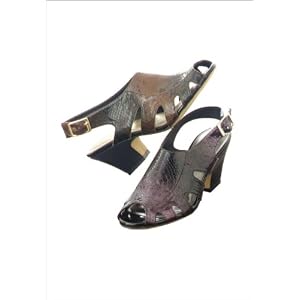 Jessica London Plus Size Barbie Metallic Gladiator by Jessica London
