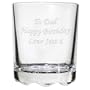 Personalised Whisky Glass- Birthday or Wedding gift with free engraving