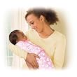 SwaddleMe Microfleece Blanket in Meadow / Pink
