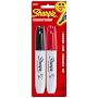 Sharpie 38252 Chisel Tip Permanent Marker Set of 2 (Black, Red)