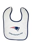 New England Patriots Button Baby Bib