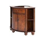 Xylem VC-CARLTON-20BN 20-Inch Carlton Corner Vanity, Antique Maple