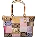 Coach Patchwork Signature Shopper Shoulder Bag Tote 11711 Pink Multi