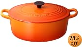 Le Creuset ココット・オーバル 25cm オレンジ