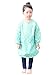Plie Waterproof Kids Art Smocks 37 Colors (Age 1-10, S-XXL size), Mint Dot (02-M)