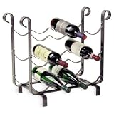 Enclume WSR1b 12-Bottle Finishing Touches Wine Storage Rack, Hammered Steel