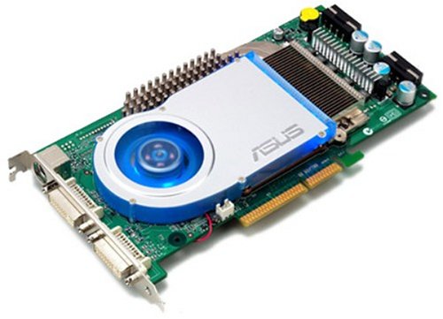 Asus V9999GT/TD/128MB Nvidia Geforce 6800GT Grafikkarte 128MB DDR RAM AGP DVI und TV-Out