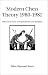 Book Modern Chess Theory 1980 - 1981