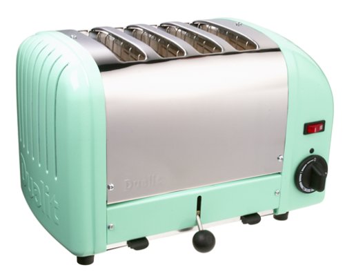 Dualit 40425B 4-Slice Toaster, Mint Green