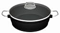 Fissler Schmorkasserolle Black Editon 28 cm, mit Deckel schwarz
