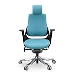 【新型】MERRYFAIR WAUチェア ハイバック ファブリック張り ティールブルー色 Teal Blue BL413 WAU