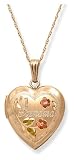 14k Yellow Gold #1 Grandma Heart Locket, 18