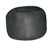 Black Bigfoot Footstool Urban Suede By Elite Furniture