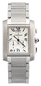 Cartier Men's Tank Francaise Stainless Steel Chronograph Watch #W51024Q3