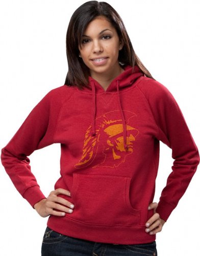USC Trojans Women's Sport Stretch Vintage Fleece Hoodie