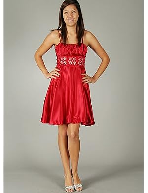 Ruched Rhinestone Bodice Formal for Bridesmaid Formal Prom poet sleeve blouse