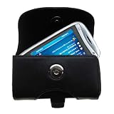 Horizontal Leather Case with Belt Clip/Loop for the Qtek 9100