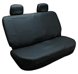 Bench Seat Cover Leather Black 012