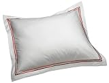 Pinzon Hotel 300-Thread-Count Percale European Sham, Brick Stitch