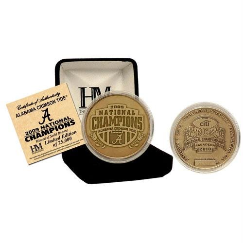Highland Mint BCS09CBK Alabama Crimson Tide Antique Bronze BCS National Champions Commemorative Coin