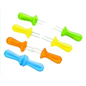 Zyliss Interlocking Corn Holders, Assorted Colors