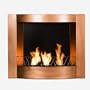 SEI Copper Wall-Mountable Gel Fuel Fireplace