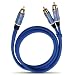 Oehlbach BOOOM! Subwoofer Y-Kabel 5m blau