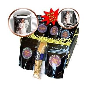Angels - Angel Victorian Style - Coffee Gift Baskets - Coffee Gift Basket by 3dRose LLC