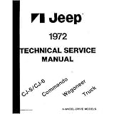 1972 JEEP CJ WRANGLER WAGONEER etc Shop Service Manual by Jeep