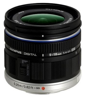 Olympus M ED 9-18mm f/4.0-5.6 micro Four Thirds Lens for Olympus and Panasonic Micro Four Third Interchangeable Lens Digital Camera