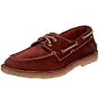 FRYE Men's Bleeker Boat Shoe,Red,11.5 M US