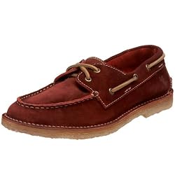 FRYE Men's Bleeker Boat Shoe,84114-Red,11.5 M US