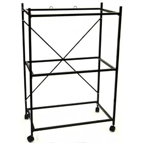 3 Tiers Stand for 30"x18"x18" Aviary Cage - 4164BLK