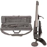 NS Design WAV-4 Electric 4-String Gloss Black Violin with Hard Case