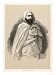 Abd el Kader Algerian Leader Bey of Mascara Led Resistance to French Occupation Art Giclee Poster Print by Kratzenberger, 18x24
