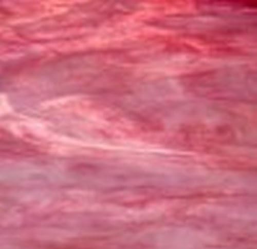 Wissmach Pink Wispy Stained Glass Sheets - 3 Pieces 8" X 12" (2sf)