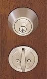 Satin Nickel Single Cylinder Deadbolt Door Lock