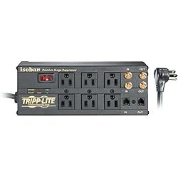 Tripp Lite ISOBAR6DBS 6-Outlet Isobar Premium Protector/Suppressor  (2850 Joules, Tel/Coax)
