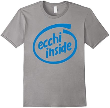 Men's Tulip Tree Tees: Ecchi Inside T-shirt Medium Slate