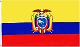 Ecuador Flag 3 x 5 Brand NEW 3x5 Banner with Crest