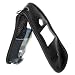 Leather Case with Leather Wrapped Belt Clip for Motorola V710, E815