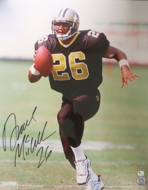 Deuce McAllister Autographed/Hand Signed New Orleans Saints 16x20 Photo