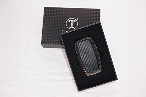 100% Real Carbon Fiber Remote Key 3k Highlight Polish Smart Key Protection Case Cover for Toyota