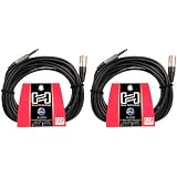 Pair of (2) Brand New Hosa Hsx-030 30 Foot Rean 1/4" TRS to XLR 3 Pin Male Speaker Cables