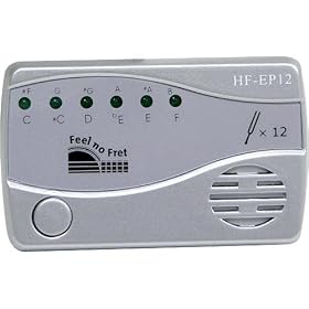 Feel No Fret Chromatic Electronic Pitch Pipe for Guitar Tuning